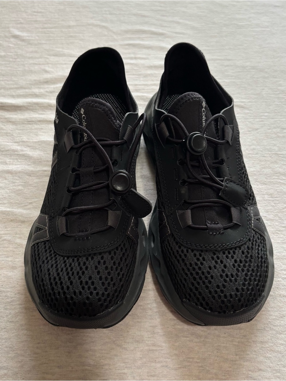 Columbia Kids Black Gray Mesh Athletic Sneakers Slip-On Shoes Size 5 - Picture 5 of 7